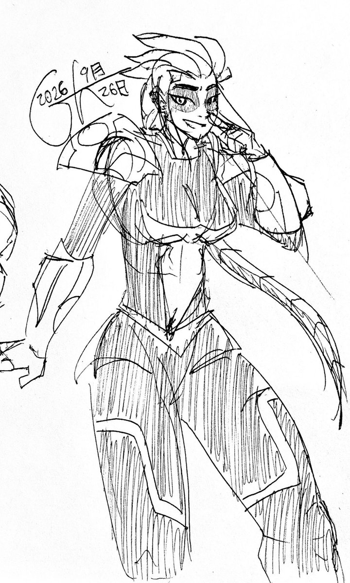 ArtGeo_K's tweet photo. So my friend has put #micronauts into my brain and while I haven’t watched much of it yet, I now have an #art #drawing #sketch of one of the characters. Can’t say I was expecting to make #fanart but sometimes duty calls. https://t.co/zbUTOT3bVi