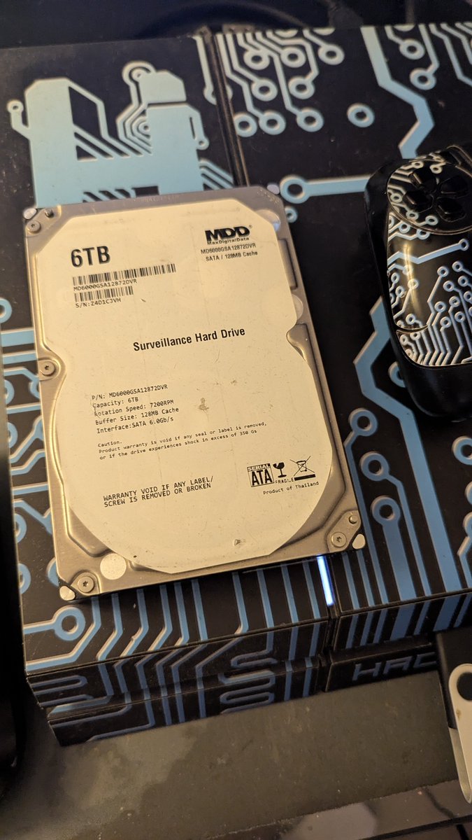 HackInformer's tweet photo. It's like riding a bike. Once you've done stuff like this, they're all the same.  EASY😈👾🤑..  Just need to pick up another USB HDD 3.0 adapter. https://t.co/tweLJBscVl