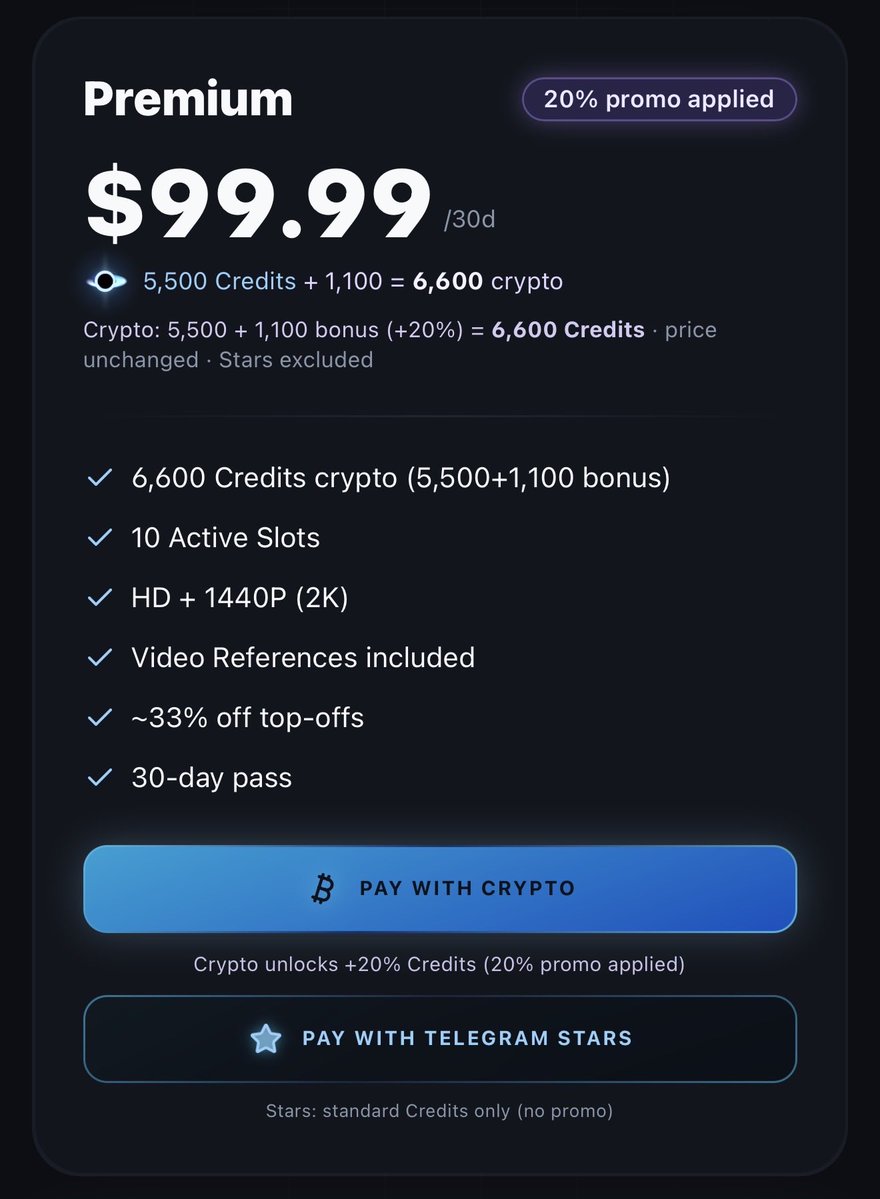 TheDonx93's tweet photo. PRICING - EVENT HORIZON CRYPTO PROMOTION IS NOW LIVE. 20% ADDITIONAL CREDITS CREDITED TO CRYPTO PAYMENTS. 

NEXT 3 USERS TO SUBSCRIBE TO A PREMIUM SUBSCRIPTION GET A SPECIAL BONUS! ACT FAST - ACCESS IS BEING GRANTED - Look out for welcome email #nsfwtwt #gooner 

https://t.co/OGWhsx0zaU