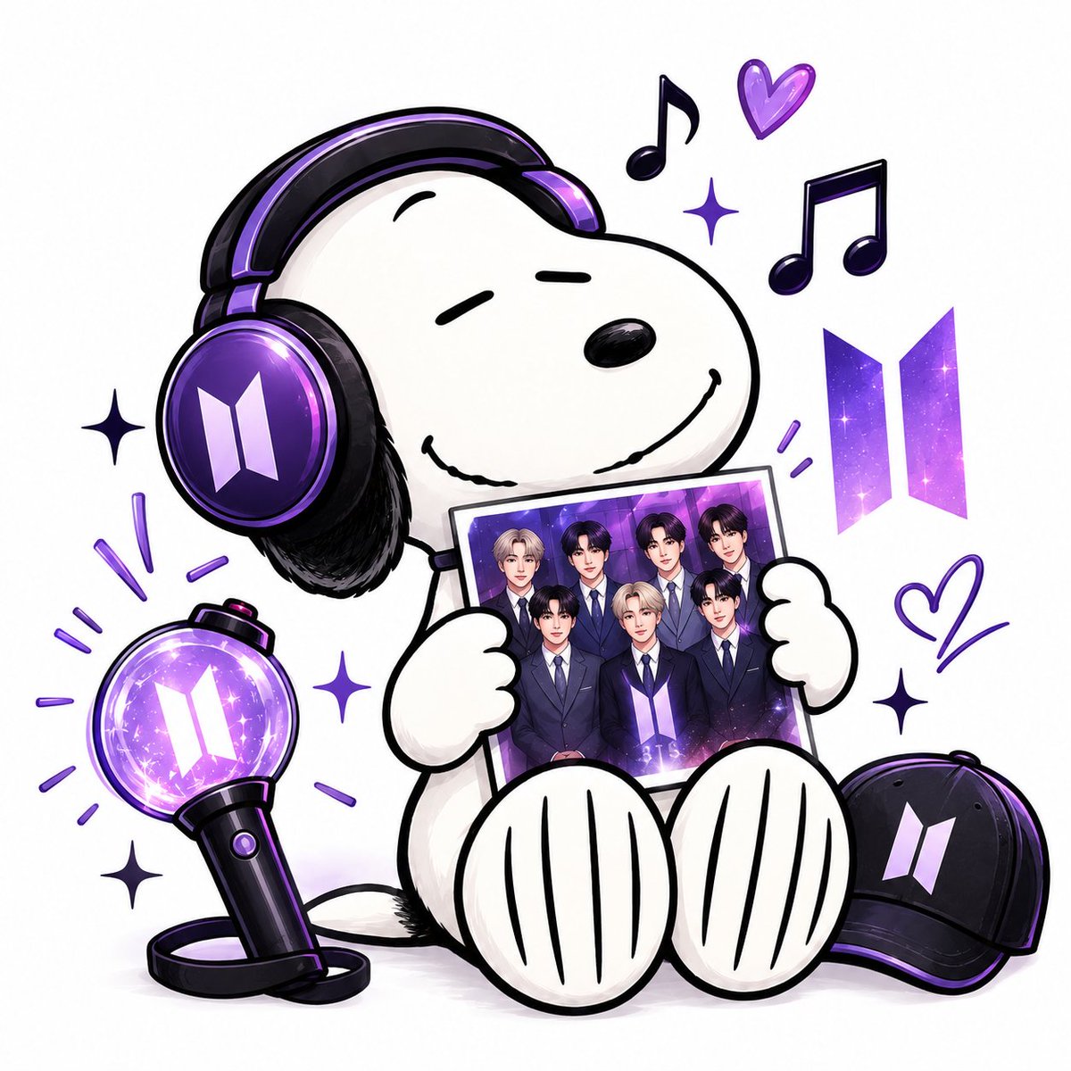 snoopyb047's tweet photo. Bts x snoopy https://t.co/bFJduVEMRc