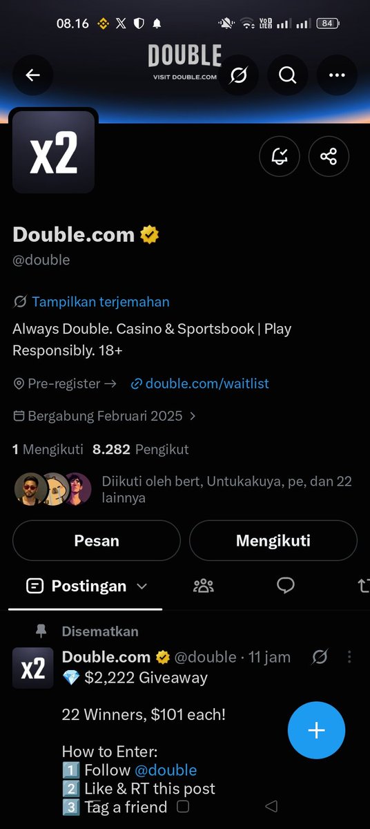 XLavyn999's tweet photo. @double What a big chance 🙌🏼
Join here @Nexa757 🍀🍀 GL https://t.co/NbWCQHGZ2D