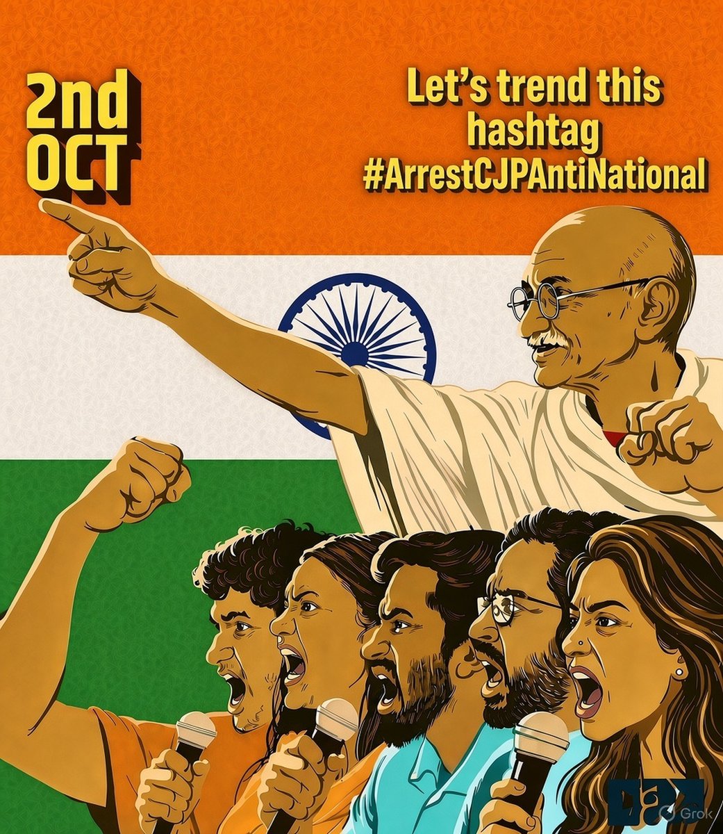 NarendraVictory's tweet photo. Let’s make #ArrestCJPAntiNational trend ✊

Let’s unite and expose the Soros-INDI funded organisation CJP

RT if you agree. Share this with every nationalist🇮🇳