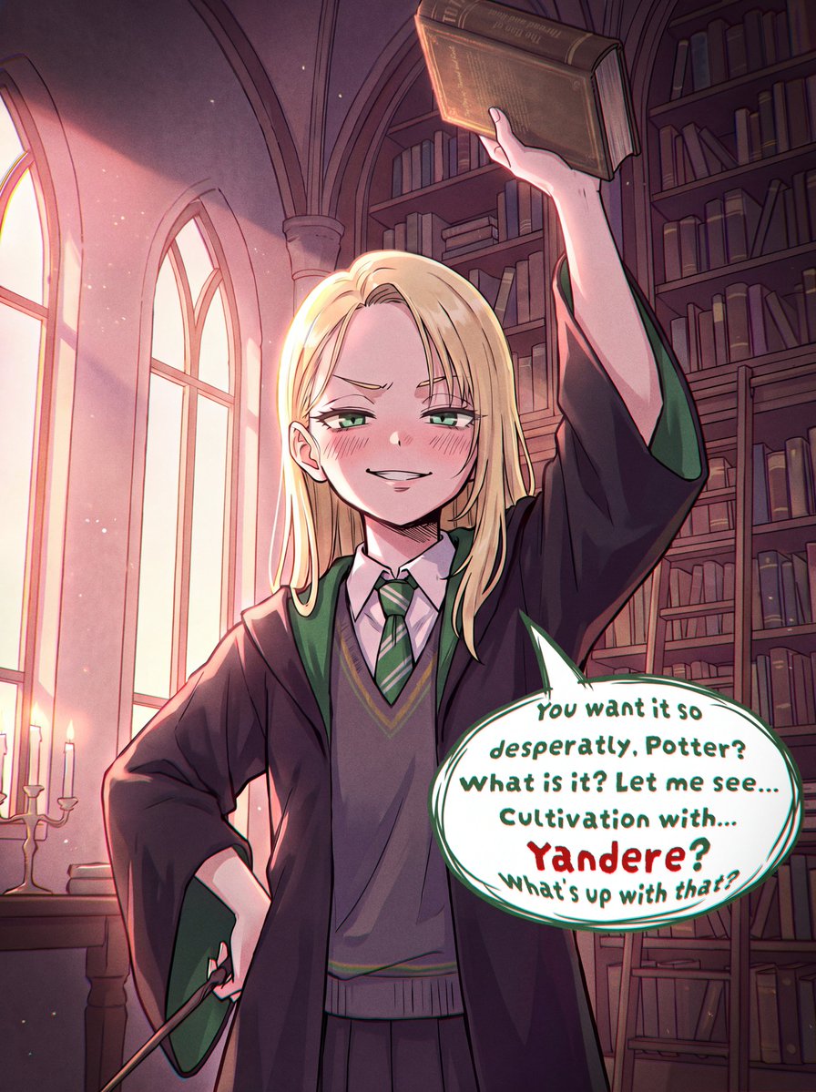 Liiveesama's tweet photo. What's a Yandere, Potter?
#HarryPotter #Malfoid

If you're into cultivation novels, check out The Dao of Thread and Root! https://t.co/FaBSRK9R54