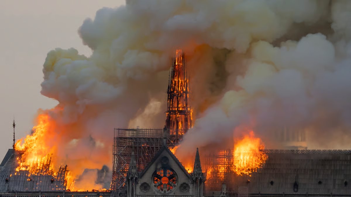 ParrotCapital's tweet photo. Macron's France is a literal hellscape of unending fire. https://t.co/ONnTnyz1CM