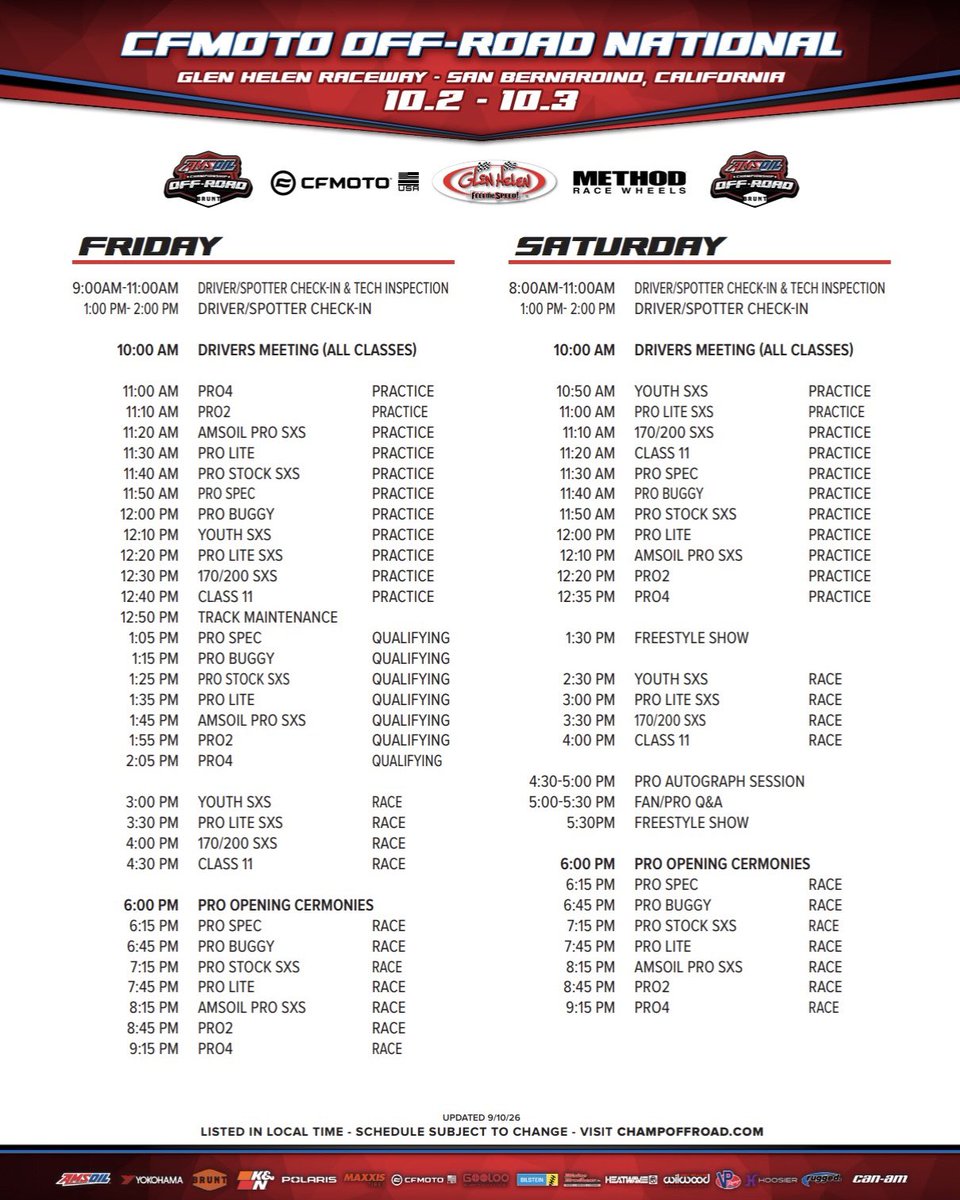 wyattwmiller73's tweet photo. All set up at @GlenHelenRacing and ready to get after it tomorrow. You can catch my races on @FloRacing at 6:15 PM PT both days 👊🏼

@BassProShops | @TeamChevy | @tufcoflooring | @KOAKampgrounds | @BrandtRacing | https://t.co/5fbl6U9Tsy | Odle’s Special Touch Collision Repair | @bilsteinUS | @ToyoTires