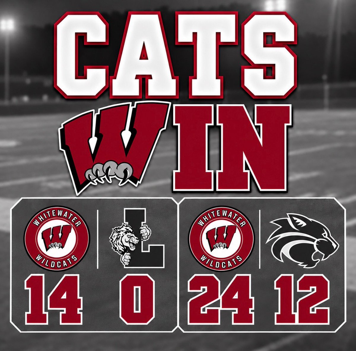 WHSAthletics_'s tweet photo. Flag Football sweeps!
#CatsWin https://t.co/McF4EeAm8G