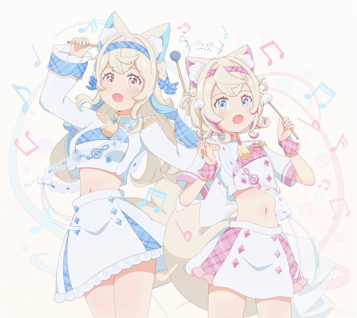 PulsarD39's tweet photo. #MococoSupport
#FuwawaSupport
フワモコちゃん🎵🎶 https://t.co/qUpNUx3lun