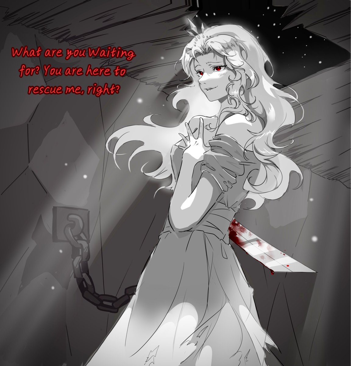 n1ght094's tweet photo. The razor
#slaytheprincess #stp
#slaytober https://t.co/oSgaL61vYJ
