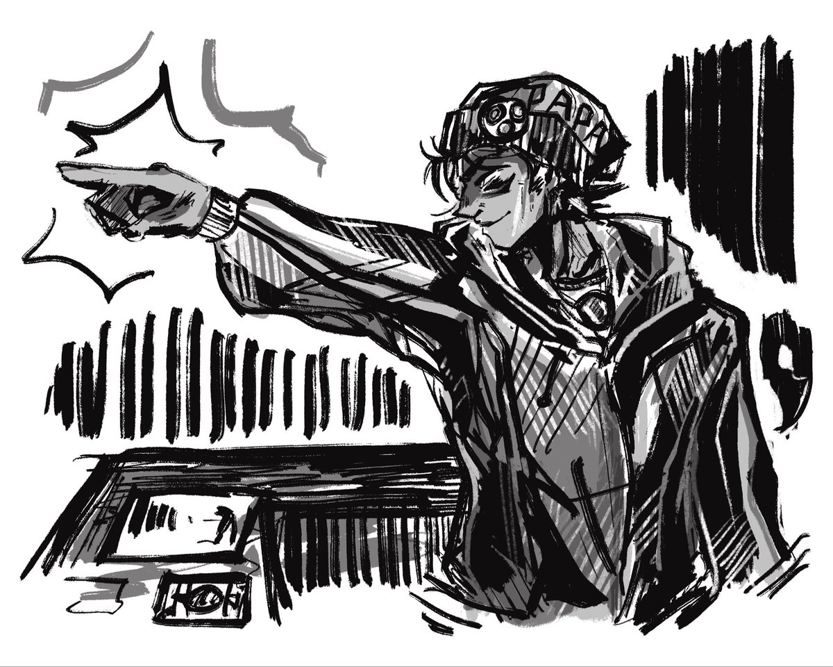 phaethoniic's tweet photo. #aceattober #aceattober26 day 1: objection! 🗯️ https://t.co/2BuiilcOix