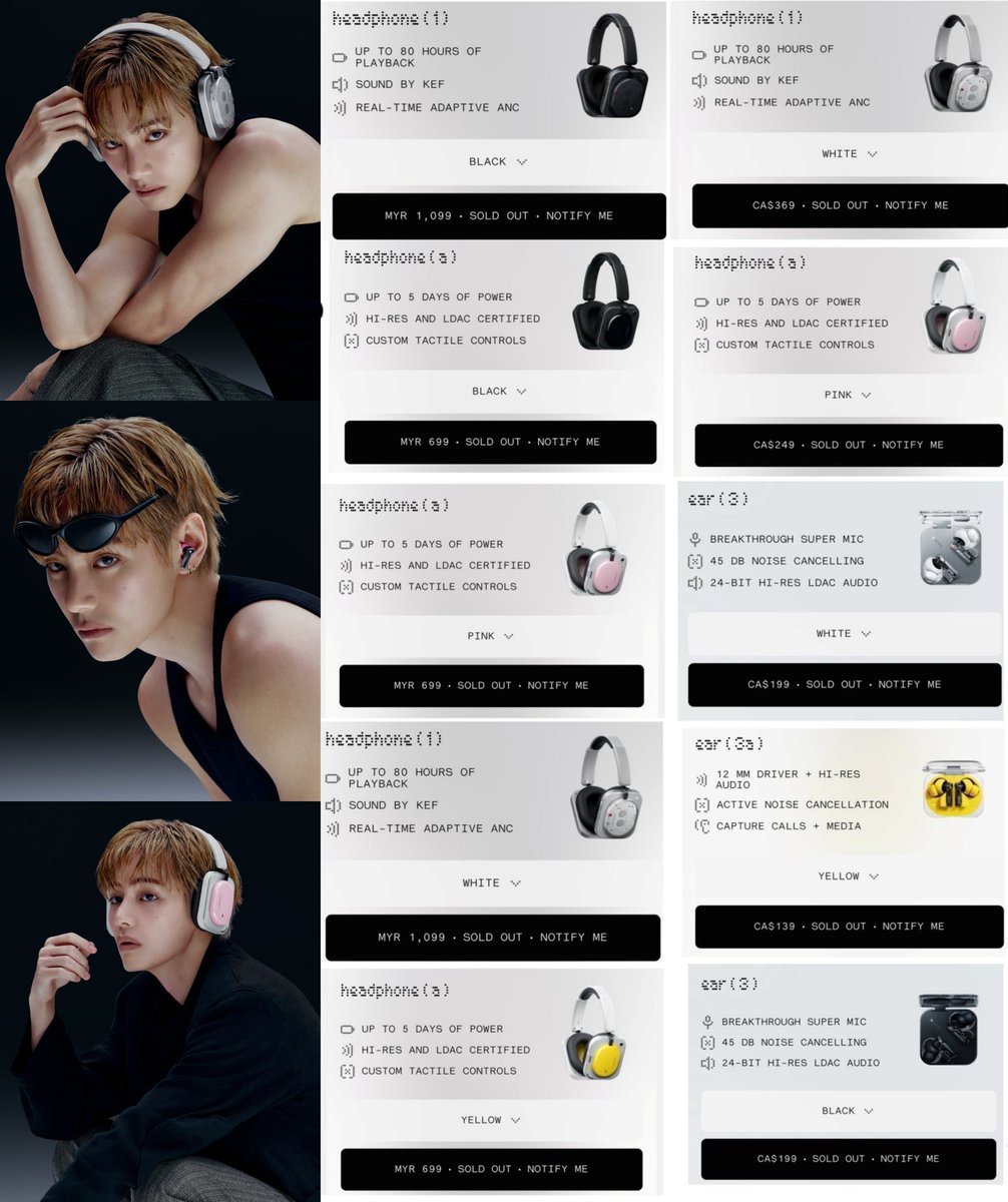 1230luciavi's tweet photo. 방탄소년단 뷔 효과 제대로 터졌다! 낫싱(Nothing), 15곳 품절·검색량 급증 
 https://t.co/Z2cdzdseyw https://t.co/qyq7iHKd7H