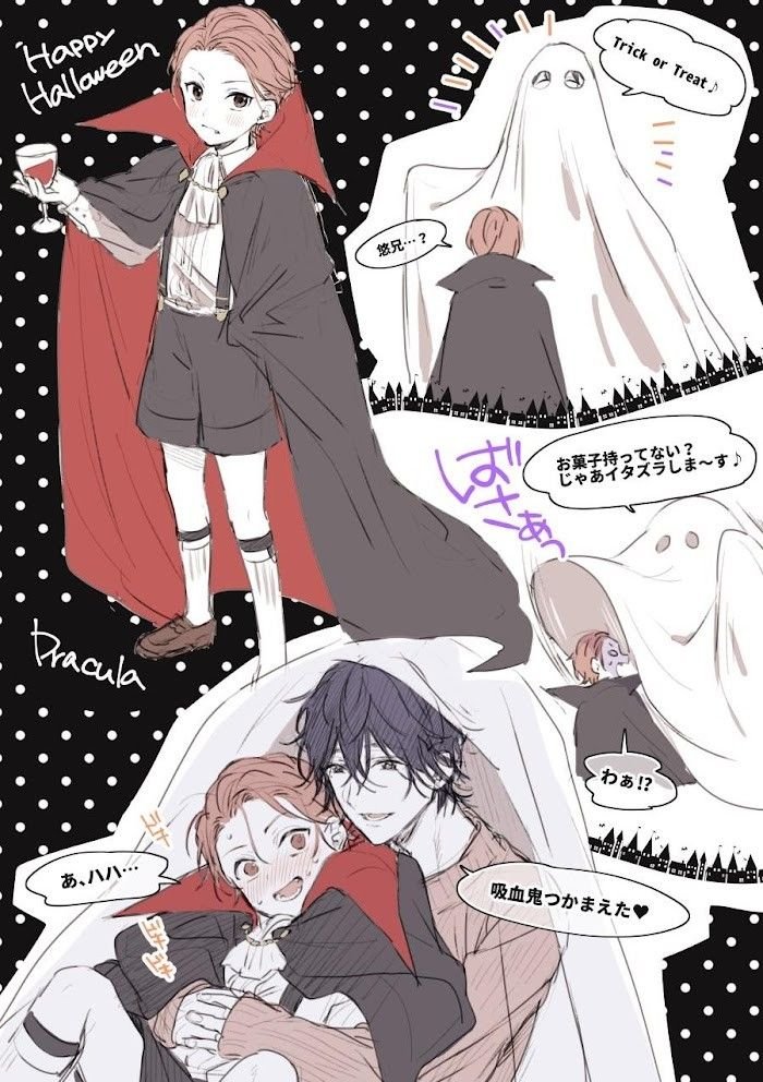 YUMESH0TA's tweet photo. HAPPY HALLOWEEN TO ALL SHOTACONS AND LOLICONS!! 👻👻👻👻 https://t.co/NoXiwTWvIV