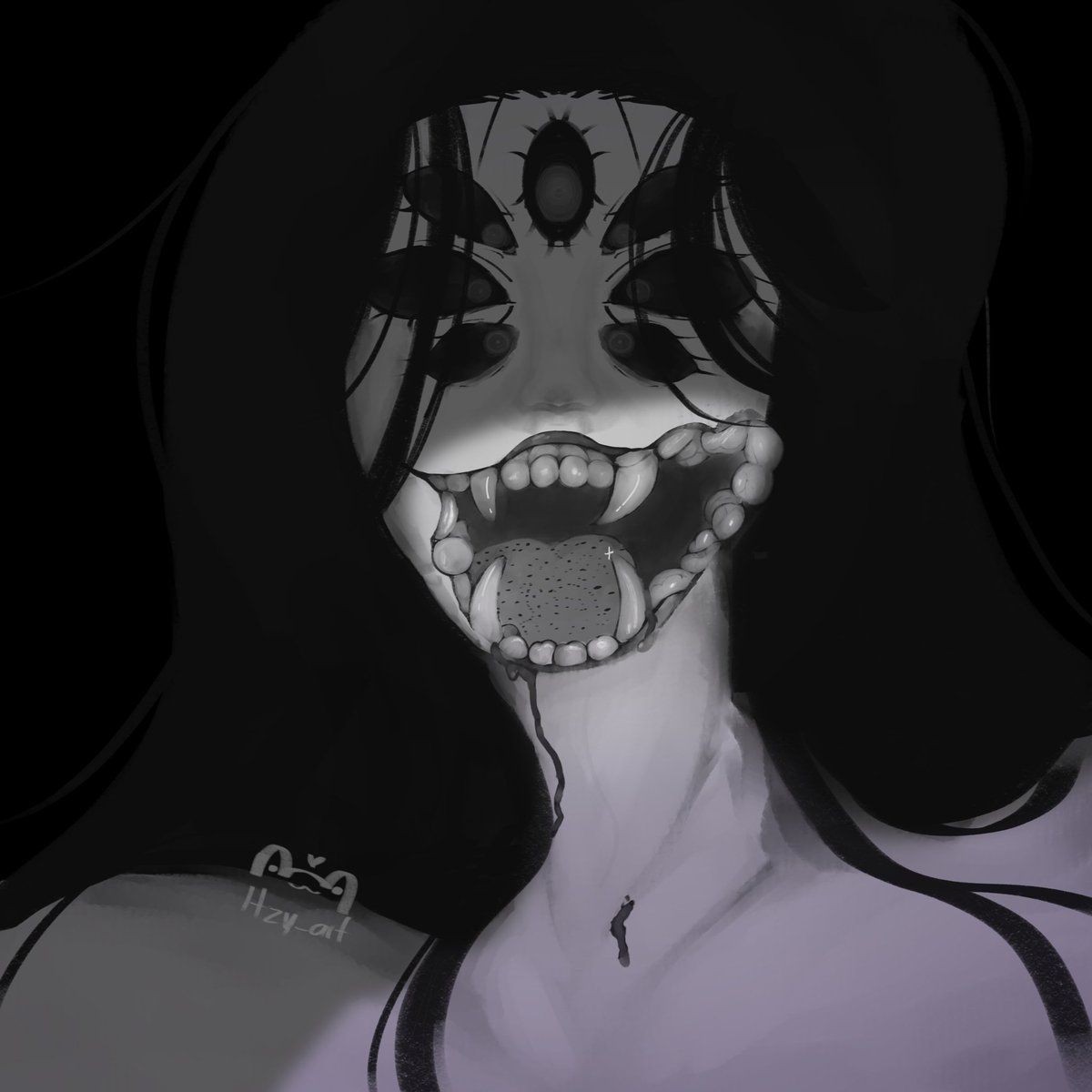 Itz__yart's tweet photo. Día 1 🦷

#creepytober #creppypasta #oc #october #drawingㅤㅤ https://t.co/9bNJKns6aG