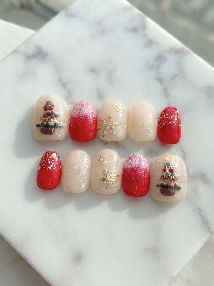 ateliercrystal's tweet photo. 少し早いですがクリスマスに向けて作りました♪
#ネイルチップ #クリスマスネイルチップ #クリスマスネイル #lifeartist https://t.co/0xUQsasAdq