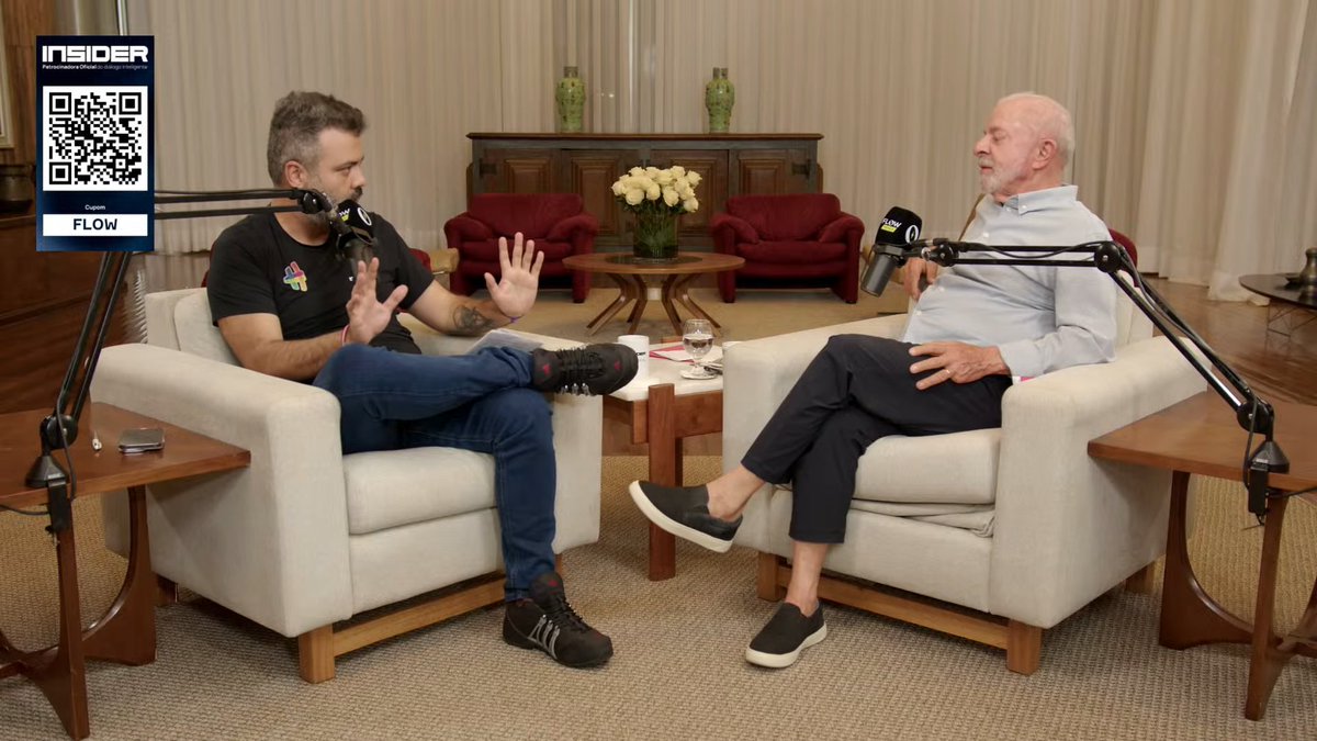 BagrescoreBr's tweet photo. "Essas mina aí com cara de bravinha e revoltada é so socar gostosinho na buceta que fica mansinha pedindo leite na cara."    

Lula em entrevista ao Flow Podcast. https://t.co/m27nMa7Z57