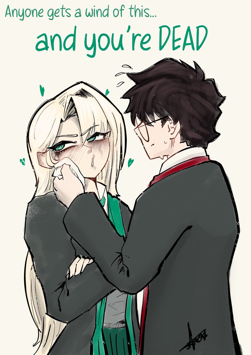 SiroApoll0's tweet photo. She would never admit she wanted that lol

Malfoy is permanently on my character to draw list :V https://t.co/rop8ZVDq5i