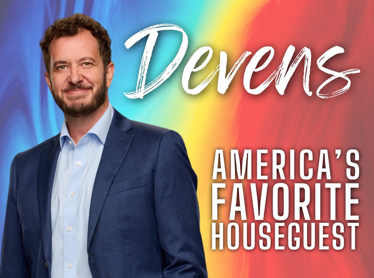 BBigBrotherBuzz's tweet photo. 🇺🇸 DEVENS IS AMERICA’S FAVORITE HOUSEGUEST! 🇺🇸

Devens has officially been voted America’s Favorite Houseguest of Big Brother 28 and takes home the $50,000 prize! 💰❤️

#BB28 #BigBrother #BigBrotherBuzz https://t.co/gy3vR4uBcR