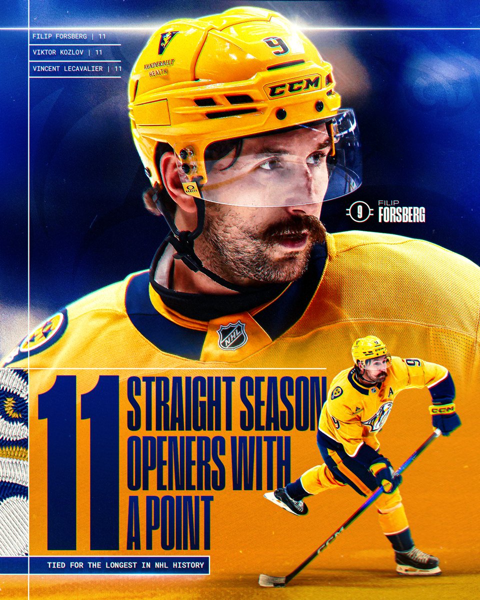 Filip Forsberg LOVES opening night 🚨 
 [📷](https://pbs.twimg.com/media/HTlrIm7aQAA9iEr.jpg) https://pbs.twimg.com/media/HTlrIm7aQAA9iEr.jpg https://pbs.twimg.