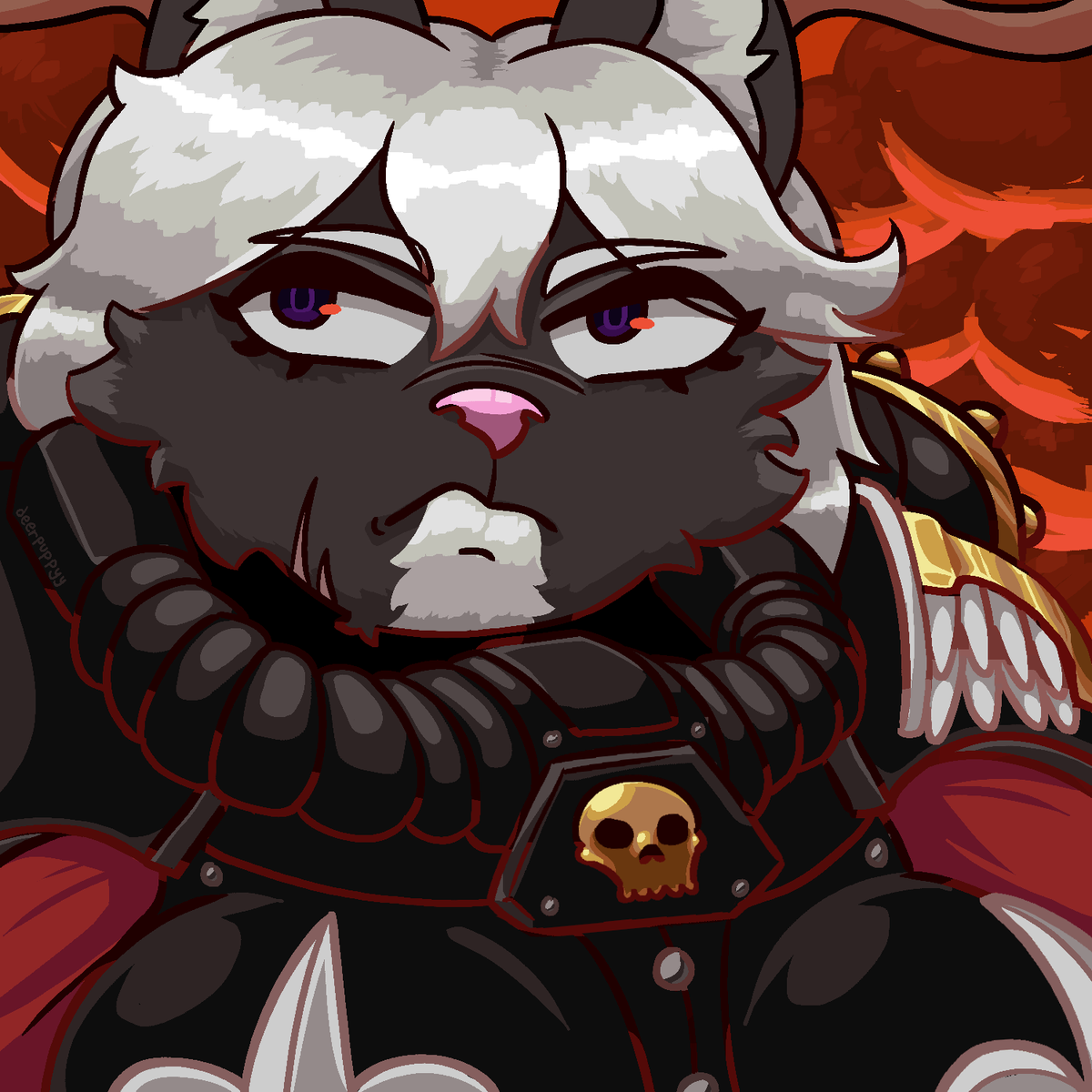 deerpuppyy's tweet photo. gift for @vveedcat ^w^

#warhammer40k #adeptasororitas https://t.co/8fJZsIuwAz