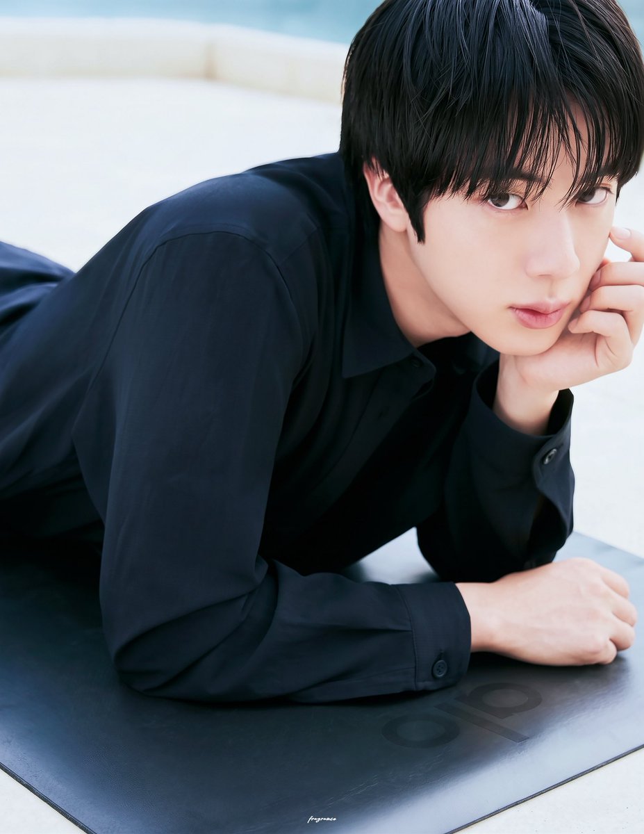 seokjinism1's tweet photo. I was thinking Jin is the perfect Ambassador for Alo’s campaign. Because he is literally the embodiment of the marketing slogan of this brand-  healthy body and mind and a balanced lifestyle. 

Thats also maybe his secret of forever looking fresh, youthful and handsome. 

I love these 3 covers more 

JIN FOR ESQUIRE KOREA
#JinxEsquire #aloxJIN
#Jin #ALO @aloyoga