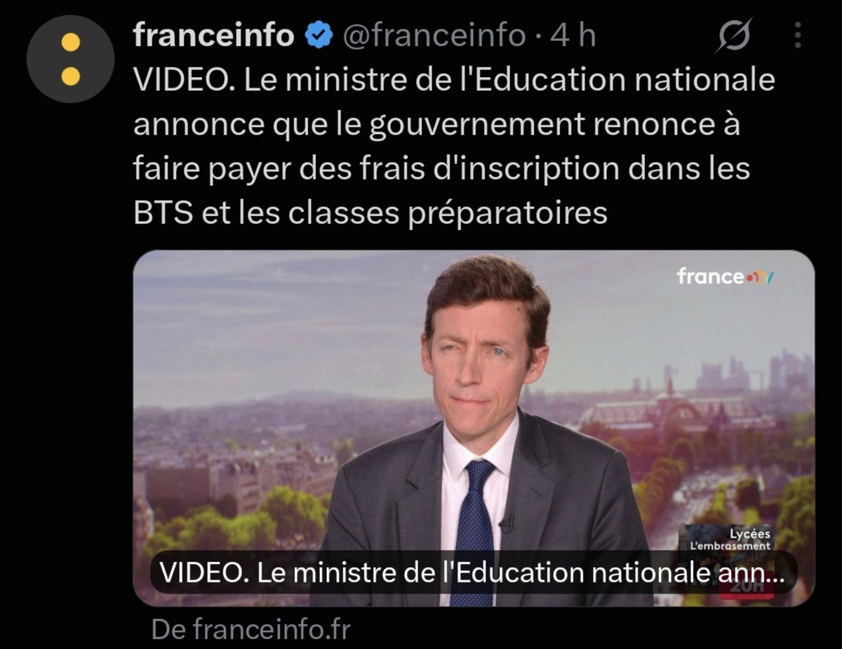 MarcAntoinePgnt's tweet photo. Que les militants les lycéens et les étudiants ne se fassent pas AVOIR

Aucun lycéen ne s'opposait à cette mesure, car cette mesure n'existait tout simplement pas avant hier midi

Il ne s'agit évidemment QUE d'une manipulation du gouvernement pour donner l'impression de reculer https://t.co/lbUYwuIcWO