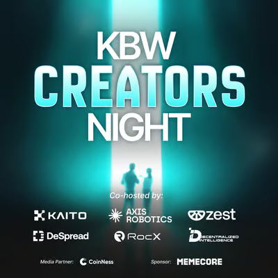 EthStorage's tweet photo. Closing out KBW at Creators Night 🇰🇷
A great evening exchanging ideas around how open, decentralized infrastructure can enable new ways to create, publish, and build onchain. https://t.co/1UMgGYu1uE