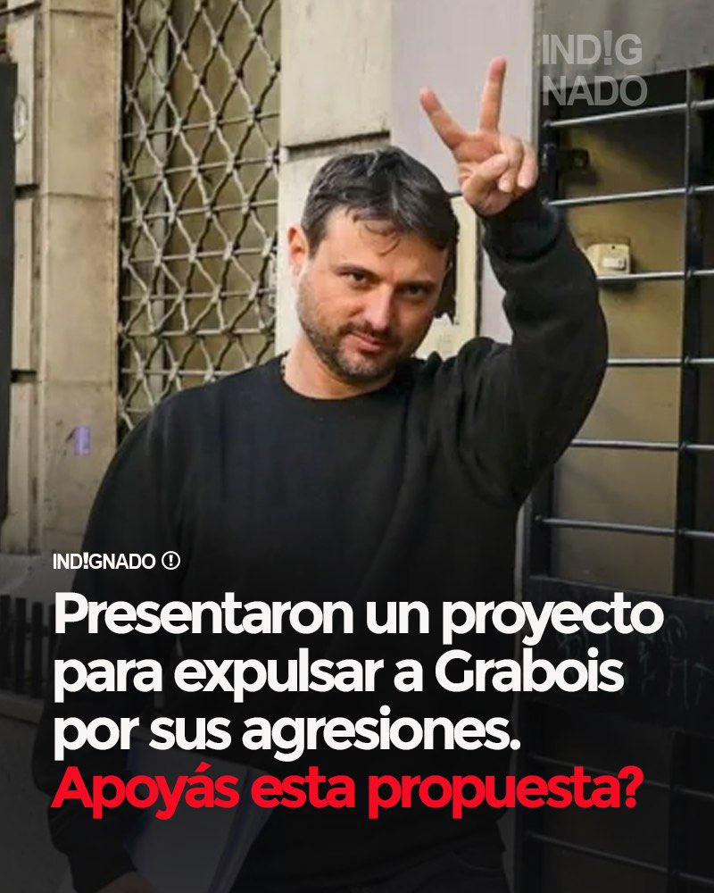 indignadoxd's tweet photo. Presentaron un proyecto para expulsar a Grabois de la Cámara de Diputados por sus agresiones. ¿Apoyás este proyecto? Para mí, hay que expulsarlo del país. Pero apoyo esto al 10.000 % https://t.co/yG4uhJUZWR