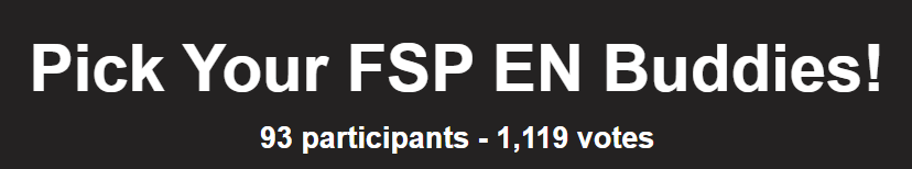 QuietlyHaunting's tweet photo. Thank you to everyone who participated in the live tier list vote for Pick Your FSP EN Buddies! 🥰
And now, here's a thread with some results for each category! 🎉
Each placement is based on the overall number of votes each image received totaled together from the live vote. https://t.co/ITNyEOhm3n