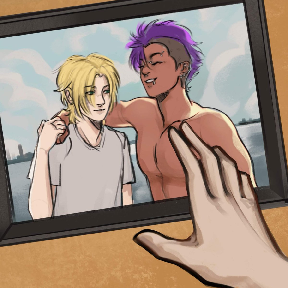 chaosbIast's tweet photo. day 1: photograph/memory

how nadia chooses to remember them

#bfishtober2026 #BANANAFISH #shorash https://t.co/9PyLhouvBH