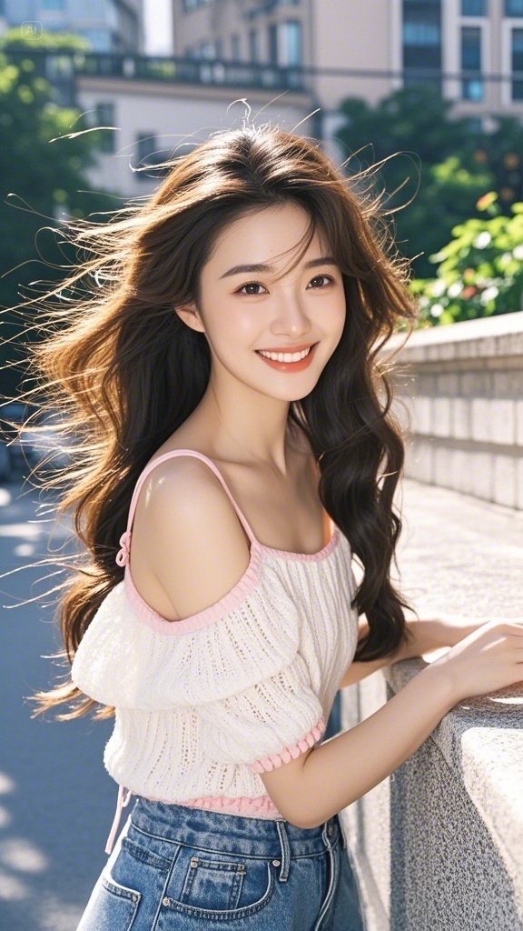 zlixux6479's tweet photo. [Ziyan Meng shows a bright smile, full of youthful vitality and positive energy.] https://t.co/aNxcbJOUSZ