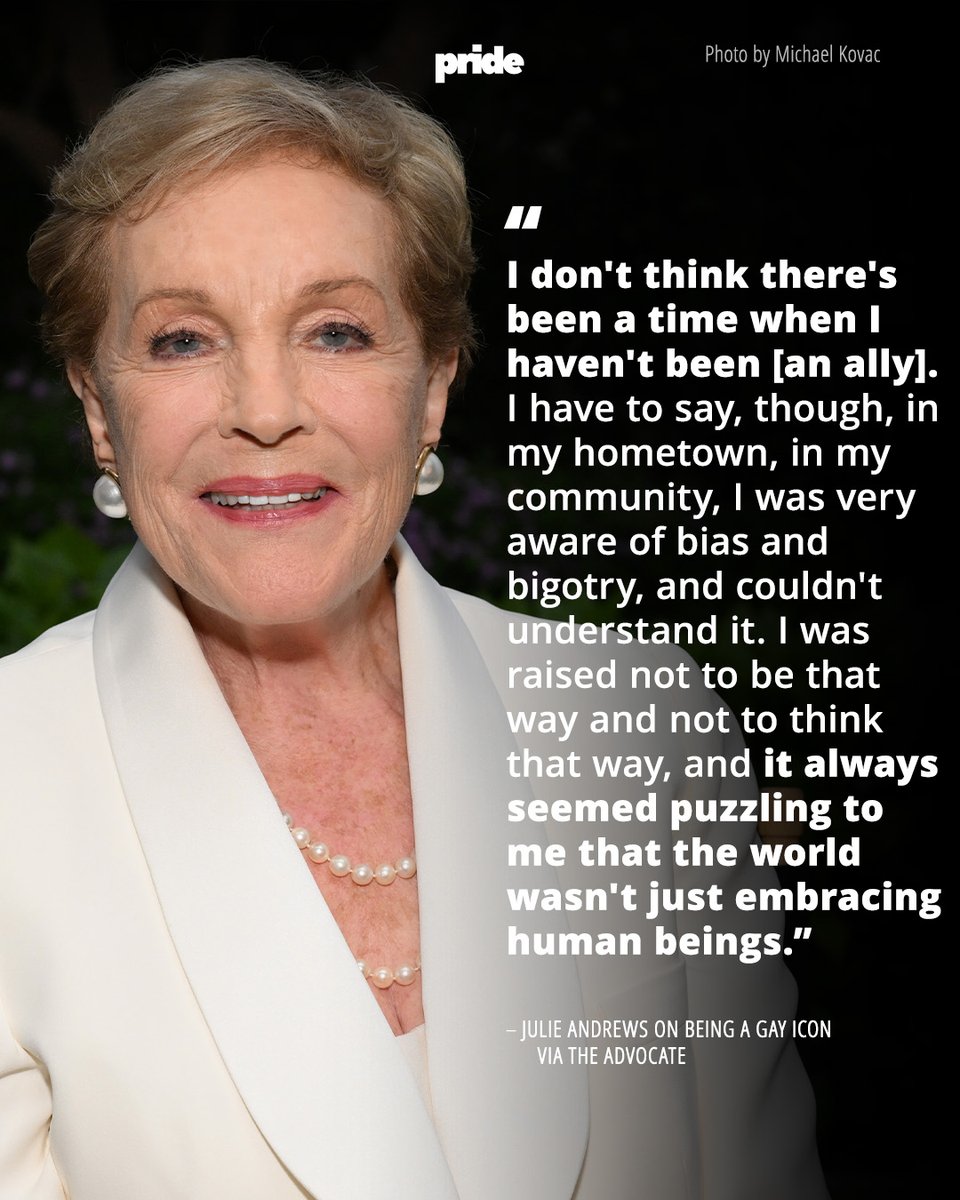 Pride's tweet photo. Happy Birthday to Julie Andrews, who turns 91 today! 🥰 https://t.co/P3HanLX3YW