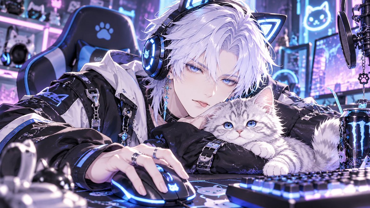 Charkoc2026's tweet photo. プロンプトお借りしたら
舌ペロプロゲーマーに。

俺が好きなのはあつ森みたいな
のんびり生活系。
ただしFF並の美麗グラフィックが理想。

#AIイラスト #AIart https://t.co/M32yvT3v32