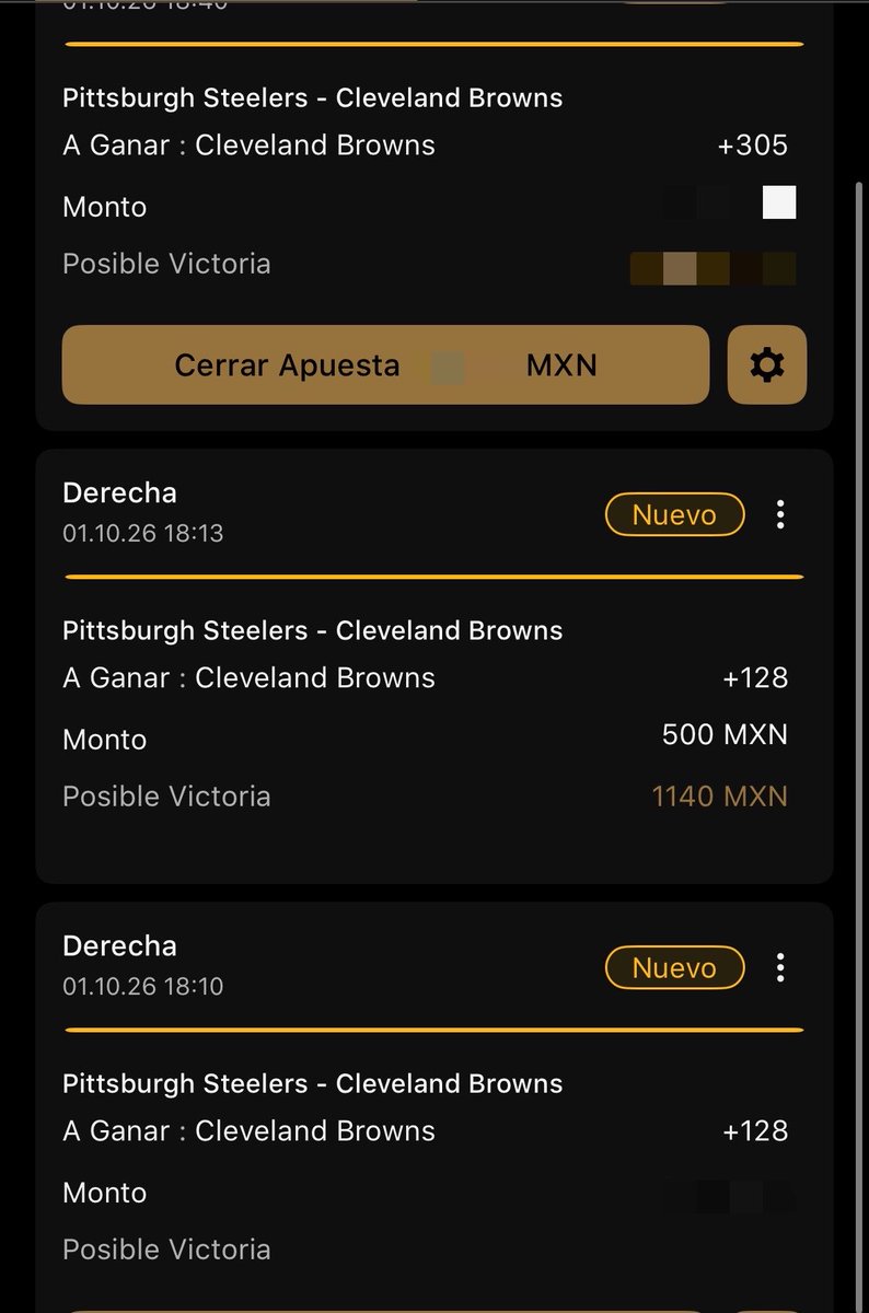 Diablito_picks's tweet photo. Diablos como están???
Espero estén bien 
No he subido nada por que después del Chargers +7.5 perdi como otras 3 que yo meti y no mandé por aqui y decidi no mandarles nada el resto del domingo y  mucho menos del lunes 
hasta que recuperara la racha 🫡🫡
Y ya ESTAMOS DE VUELTA DIABLOS
Vamos con todo 🫡🫡🫡

BROWNS ML / Browns 3.5 🫡🫡

Vayan con el handicap 🫡
