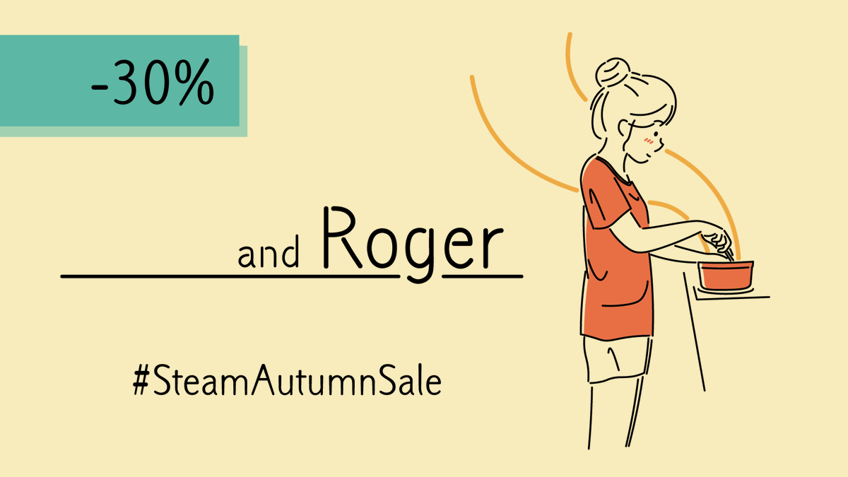 tearyhand's tweet photo. I hope you'll take this opportunity to give #andRoger a try!
#SteamAutumnSale https://t.co/85zc5AY0RR
