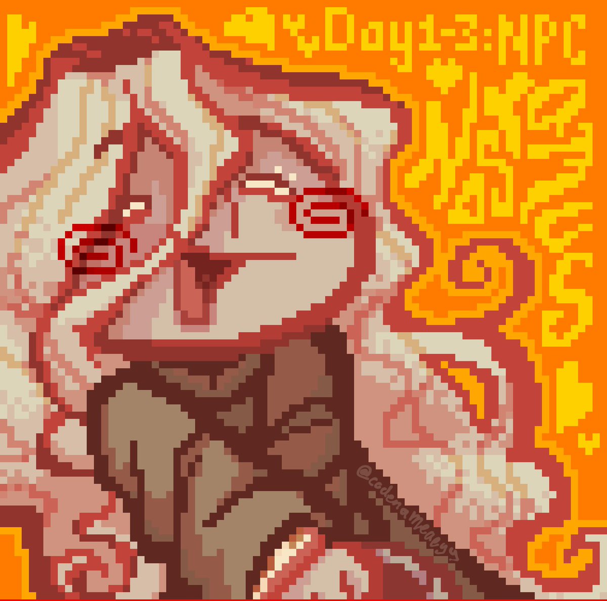 codenameaegg's tweet photo. I'll try my hand at this with pixel art cuz its easier on my brain to do :))

I'll make this a thread i think

DAY 1-3: NPC
#fungertober2026 #funger #nosramus https://t.co/zQX9UM67lo