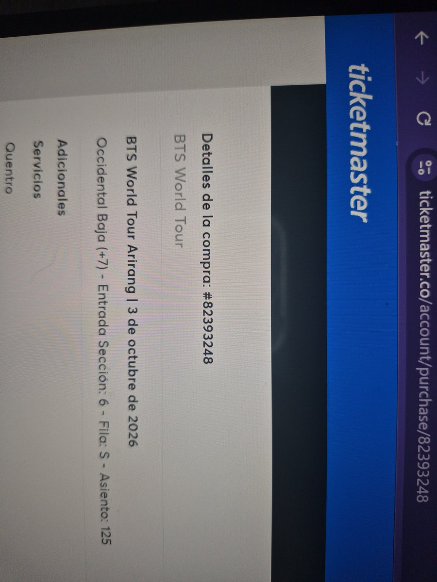 cbunnyzen's tweet photo. Vendo boleta de bts colombia para el 3 de octubre. Occidental baja. 1'500.000. Paso inmediatamente 
#BTSEnBogotá #BTS_WORLDTOUR_ARİRANG #bts #campin https://t.co/4a9DO3kSpT
