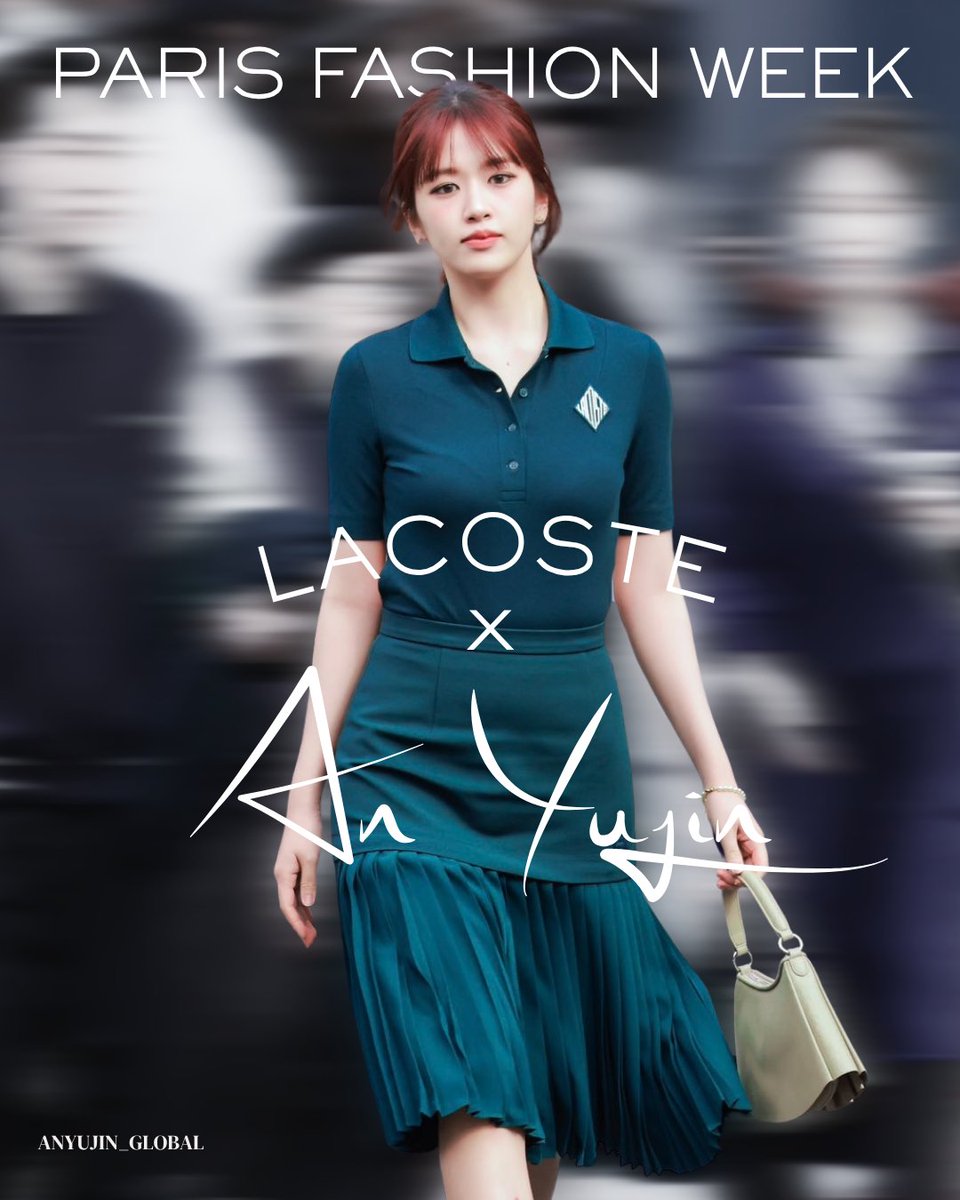 ANYUJIN_GLOBAL's tweet photo. 🐊 𝐘𝐔𝐉𝐈𝐍 𝐗 𝐋𝐀𝐂𝐎𝐒𝐓𝐄 𝐒𝐒𝟐𝟕 𝐏𝐅𝐖

Everything you need to know!

A thread!

Please show support for YUJIN's first fashion week in a year and a half! 🥹🫶

Engaging with YUJIN's posts (_yujin_an) is the most crucial thing! 🔥

#ANYUJIN #LACOSTE
#LacosteSS27 #PFW https://t.co/ThhHJEZPvi