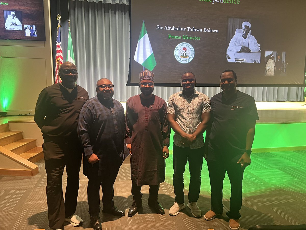 ebiliekwe's tweet photo. Prof. Farooq Kperogi’s @farooqkperogi outstanding lecture gives Nigeria’s 66th Independence Day a powerful intellectual dimension, reminding us that true national progress begins with bold ideas and informed citizens. The partnership between young professionals in the United States and Nigeria must grow beyond a handshake into a transformative pact—rooted in shared knowledge, reciprocal opportunity, mutual respect and a united commitment to building a stronger, more prosperous future for Nigeria.

Happy Independence Day my fellow compatriots! 🇳🇬 
#HappyIndependenceNigeria #Nigeria #Nigeria66