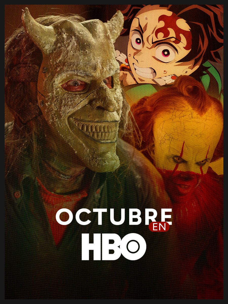 HBOLAT's tweet photo. Dos fechas importantes tenemos este mes: MIS 35 AÑOS en Latinoamérica 😎 y la temporada del terror 😈. Este mes viene con todo a #HBO. 🔥 https://t.co/J2ZdCFFIVi