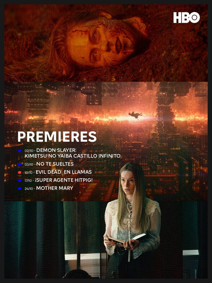 HBOLAT's tweet photo. Dos fechas importantes tenemos este mes: MIS 35 AÑOS en Latinoamérica 😎 y la temporada del terror 😈. Este mes viene con todo a #HBO. 🔥 https://t.co/J2ZdCFFIVi