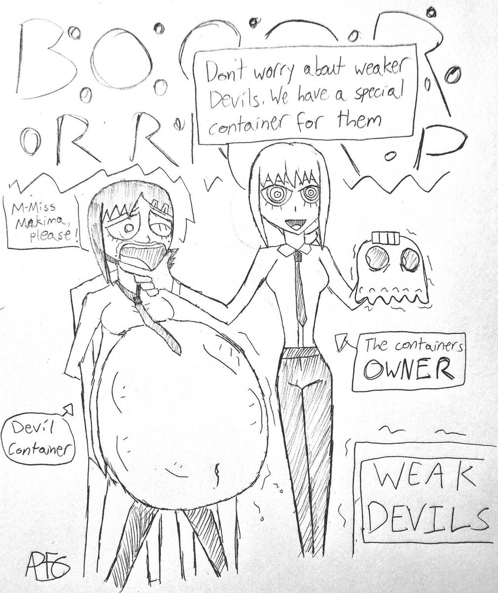 MatthewRod51147's tweet photo. Voretober Day 1: Storage

Because where else would Makima and the rest of Public Safety possibly keep all those other Devils that are too weak to form contracts with?

Not like Kobeni has an opinion on the matter... https://t.co/rA7Dx4bx6s