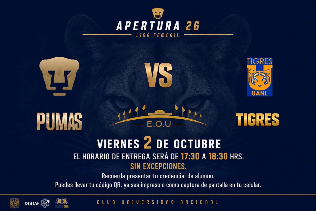 BecariosUNAM's tweet photo. 🚨🐾 ¡Atención becarias y becarios! 💙

🧠 La trivia se abrirá este jueves 1 de octubre a las 20:00 h y tendrá preguntas relacionadas con la historia y los datos de Pumas Femenil

https://t.co/lsfnO0zSGf https://t.co/KrnMz5czqX