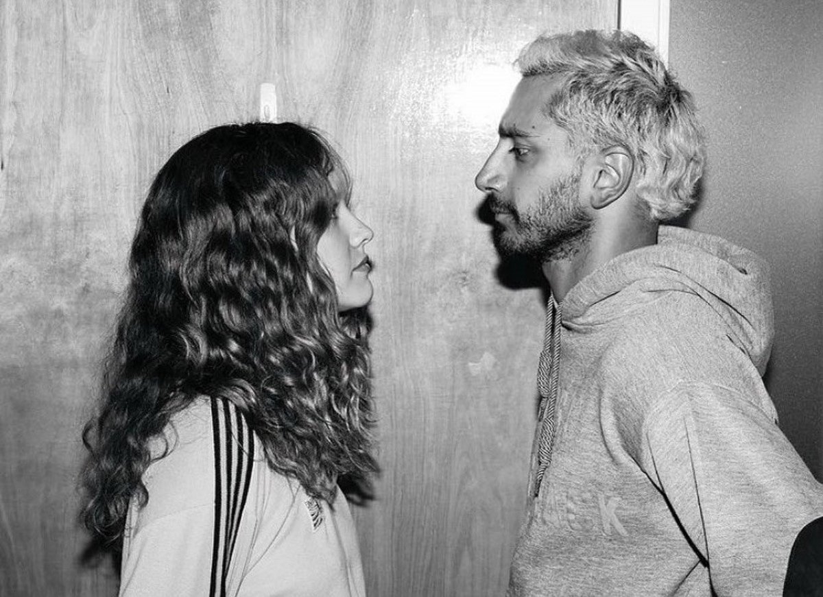 thinkercooke's tweet photo. olivia cooke and riz ahmed behind the scenes of ‘sound of metal’ (2019) https://t.co/pOctamNx7v