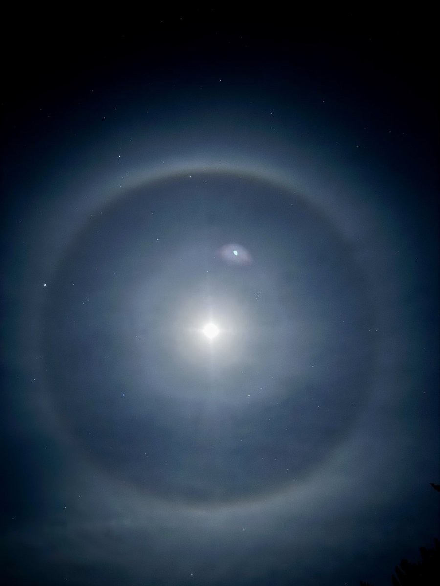 Autolock's tweet photo. My phone takes terrible pictures at night, but this was the moon in the middle of the night last night. 🌕 https://t.co/sAOiPKWwd9