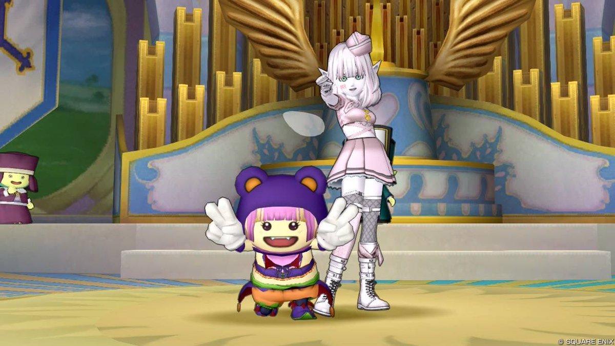 sagarosu's tweet photo. プクリポさんとエル子のコラボは可愛さ無限大♾️✨ https://t.co/0c82LA4nby