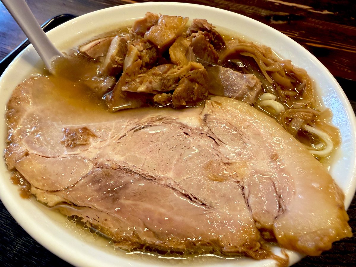 BARBER_MANOTH's tweet photo. 東根市 二代目高橋商店 さん

中華そば 並 ネギ抜き 早得

早起き出来たので半年ぶりに来れました
大満足オブザイヤーです

大変大変美味しゅうございました。店主 https://t.co/LfTaHxbowk
