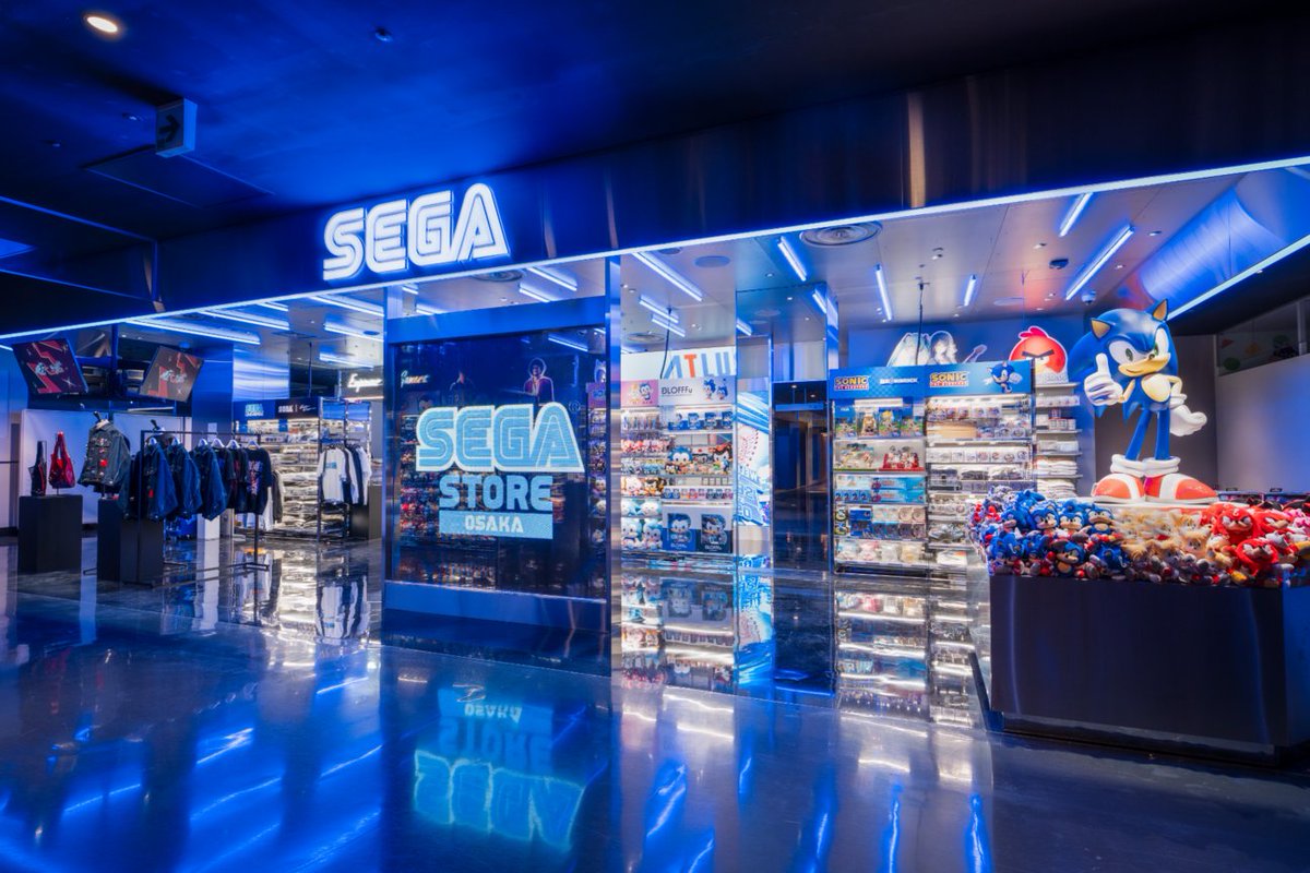 COLLECTION_SEGA's tweet photo. /／
✨SEGA STORE OSAKAがオープンしました！✨
\＼
セガストア大阪店でしか購入できないアイテムもたくさんございますので、
東京店に来られたことのある方も是非お立ち寄り下さい！
 
📍場所：大阪府大阪市中央区心斎橋筋１丁目８−３心斎橋PARCO 6F
🕙営業時間：10:00〜20:00

SEGA STORE OSAKAの詳細はこちら👇
https://t.co/uCOgOdoqRR
#SEGA #SEGASTOREOSAKA