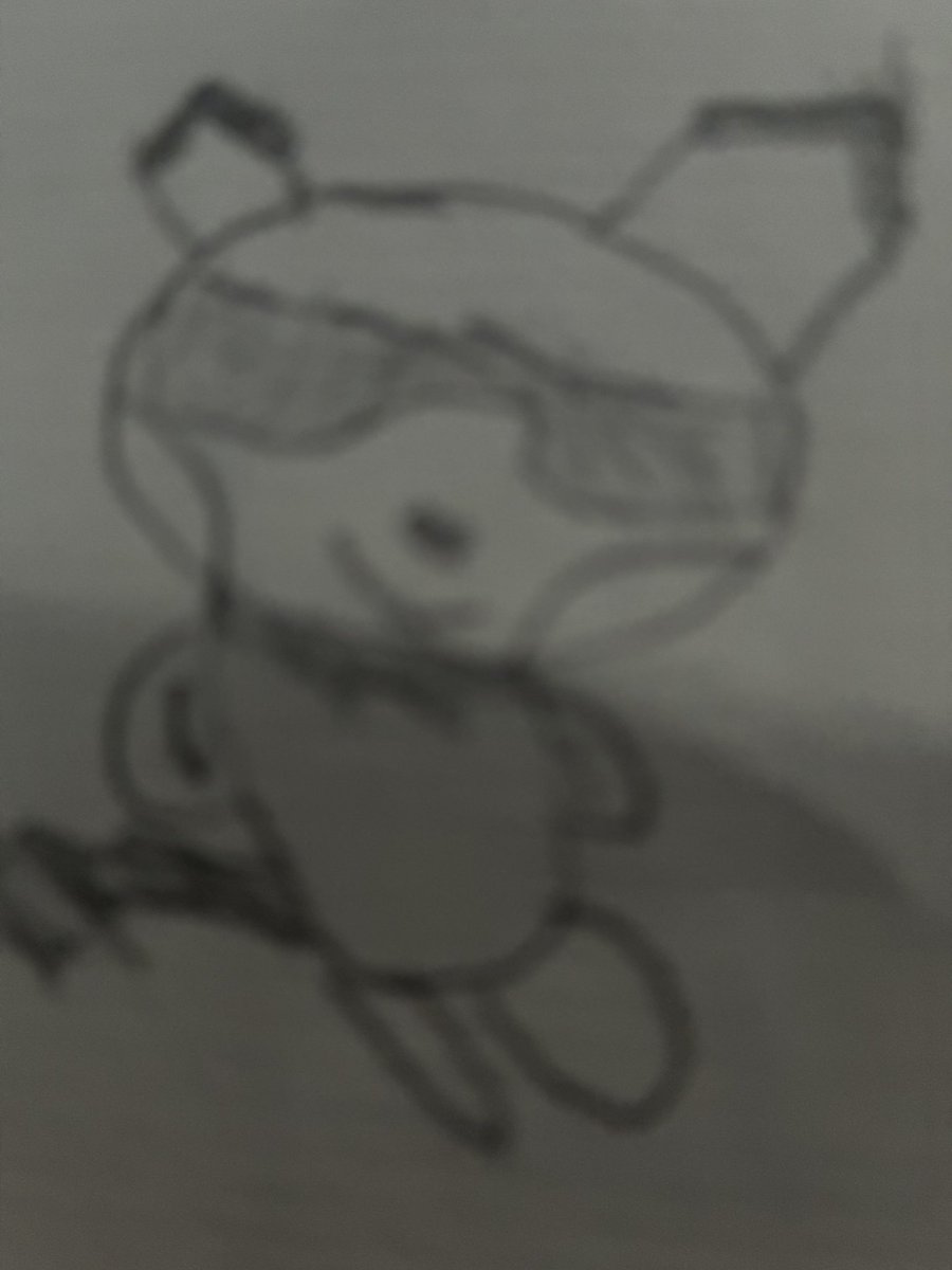 FranceToast's tweet photo. This is one my drawings I made back when I was in Middle School. This is the Swag Pichu. #art #pichu #Pokémon https://t.co/fH5lOzClF6