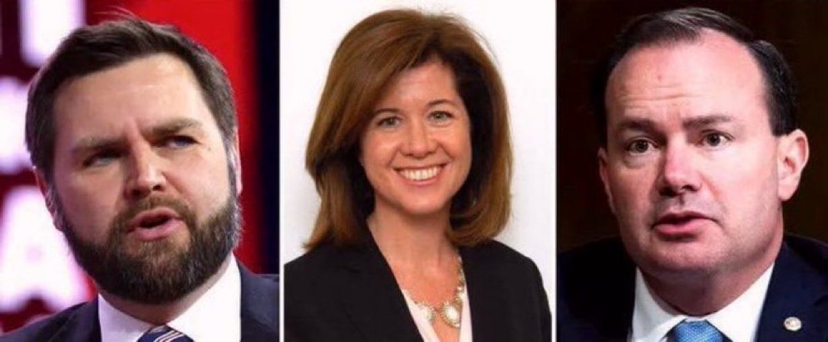 pressec_1's tweet photo. Sen. Mike Lee says JD Vance has the sole power to REMOVE Senate Parliamentarian for being a roadblock to Trump's agenda. 

Do you think Vance should FIRE her immediately?

A. Huge Yes
B. No

IF Yes, Give me a THUMBS-UP👍!!

MAKE THIS GO VIRAL ON 𝕏. LET’S GO 👏 https://t.co/sD1amCOL8r