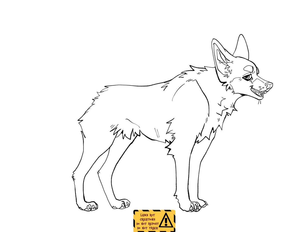 ripTeeth's tweet photo. made a wolf base i wouldve wantd to use in middle school, use if you wanna https://t.co/OVADnUma8v