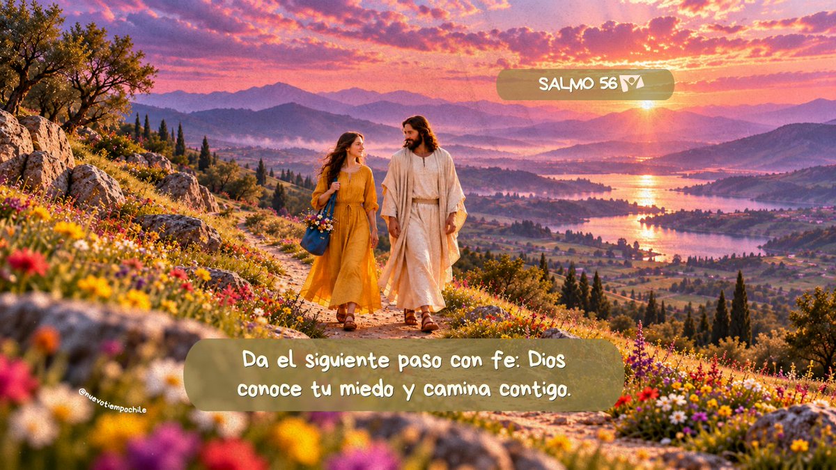 ntchile's tweet photo. Da el siguiente paso con fe. Dios conoce tus miedos y camina contigo en cada momento. 💙

#RPSP #PrimeroDios #Salmo56

▶️ Mira el capítulo aquí: https://t.co/G8xwXgAWi1 https://t.co/g98NdlQ24e